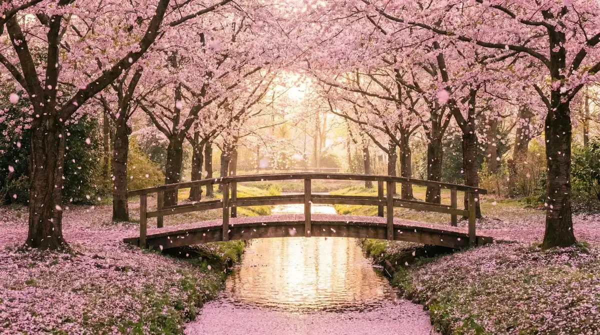 樱花桥畔 - 伦理电影在线观看 唯美风景